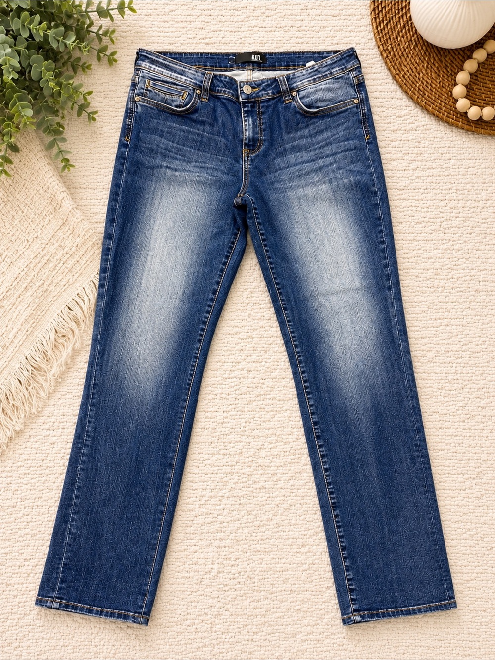 KUT From The Kloth Straight Leg Jeans Size 14
